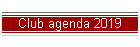Club agenda 2019