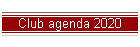 Club agenda 2020