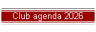 Club agenda 2026